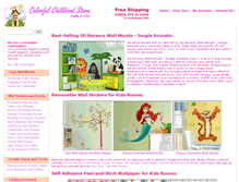Tablet Screenshot of colorfulchildhoodstore.com